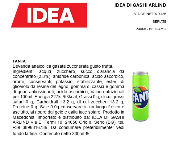 Fanta Exotic 330ml x 24