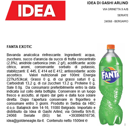 Fanta Exotic 1.5L x 9