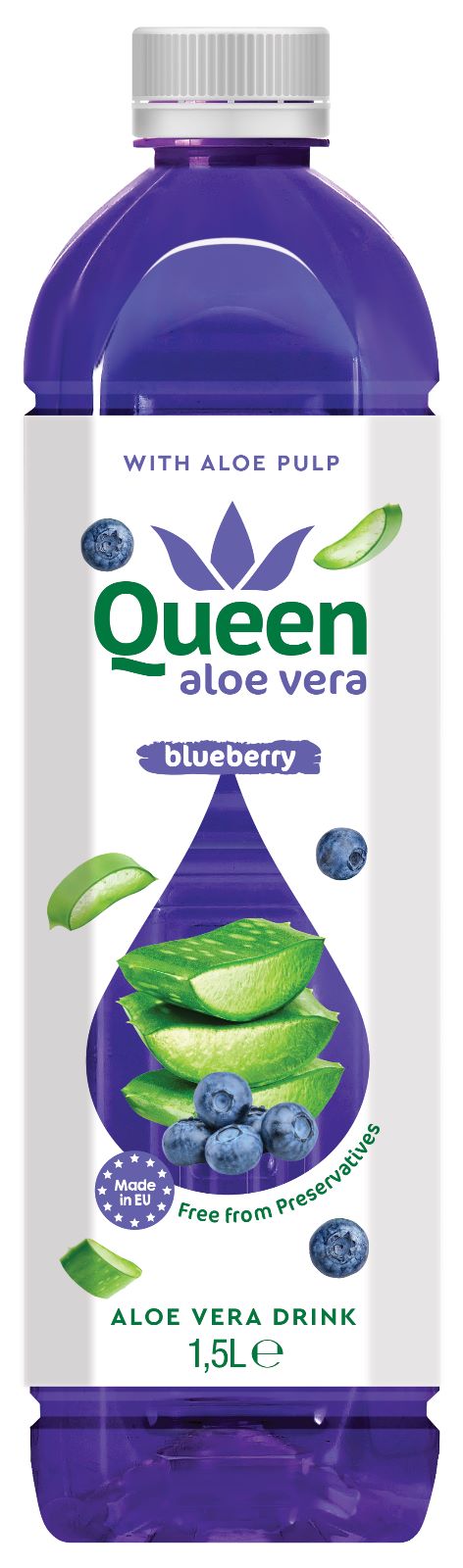 Queen Aloe Vera Mirtillo 500ml x 12