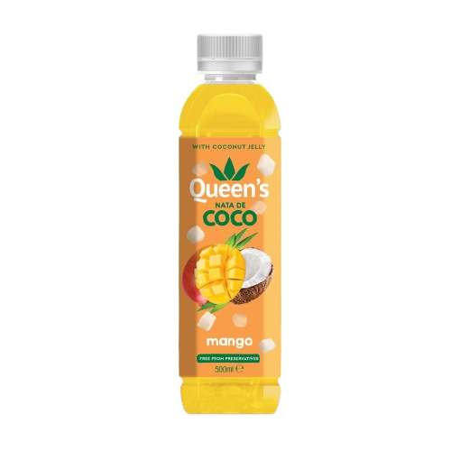 Queen's Nata De Coco Mango 500ml x 12
