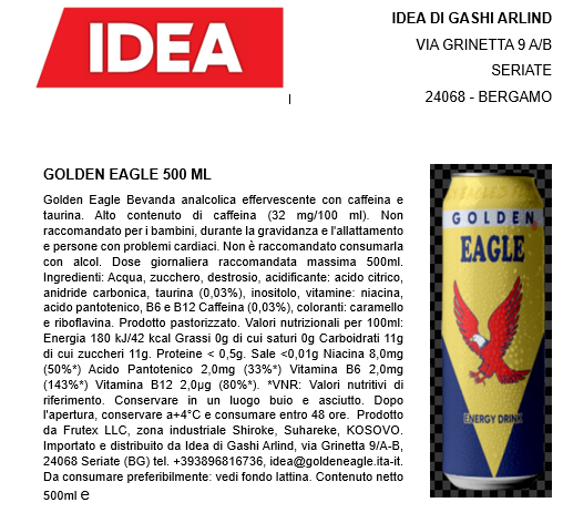 Golden Eagle 500ml