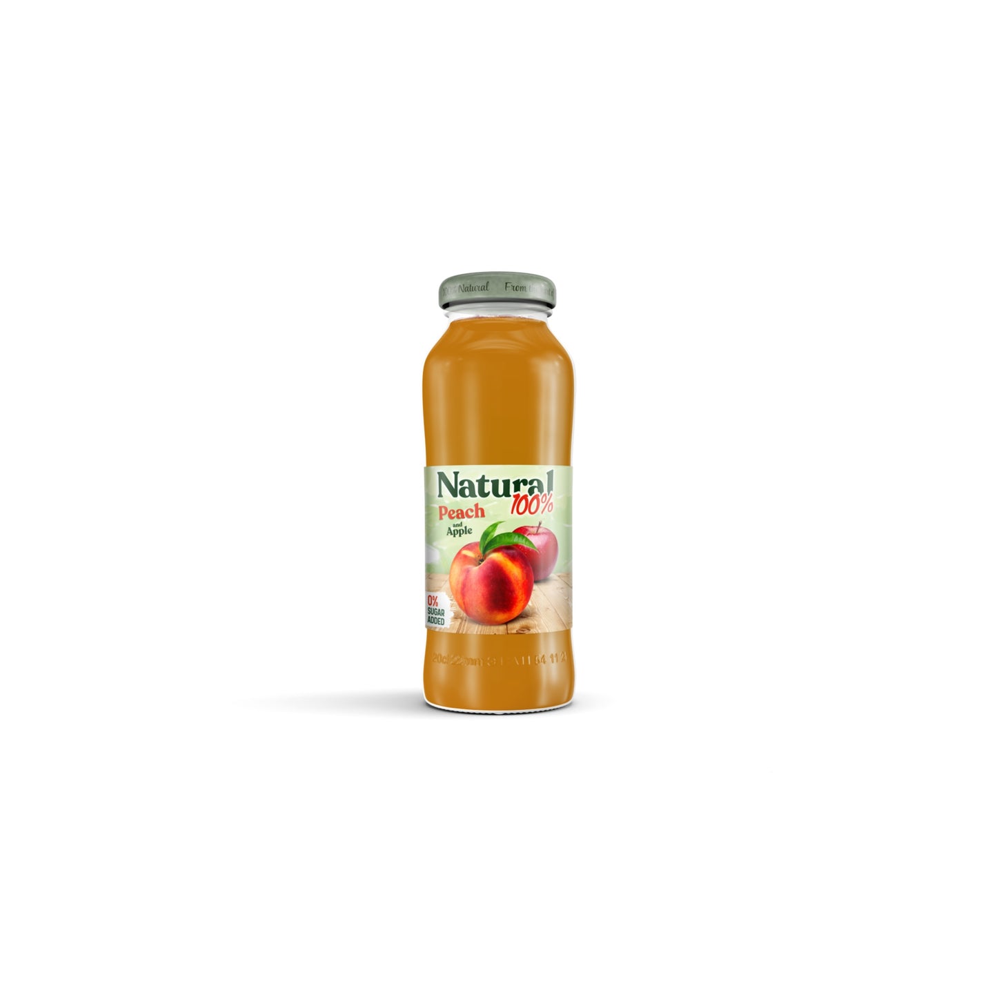 100% Natural Pesca 750ml x 6